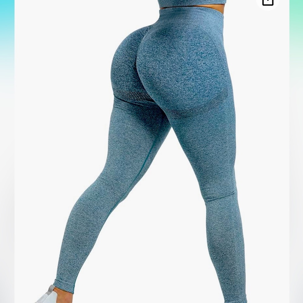 Butt Lifting Leggings for Women, Gym Workout Scrunch Butt Seamless Yoga Leggings